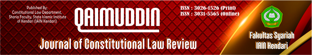 Qaimuddin : Jurnal Hukum Tata Negara