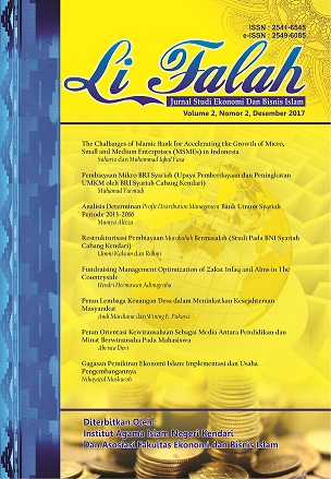 li falah: jurnal studi ekonomi dan bisnis islam